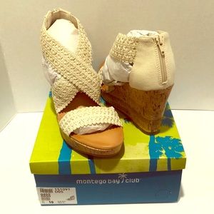 Montego bay club oasis sandals natural color